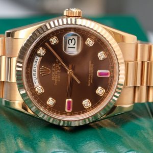 Rolex Day-Date 118235 Chocola Dial Everose Gold size 36mm