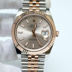 Đồng hồ Rolex Date Just 126331 mặt tia hồng size 41mm