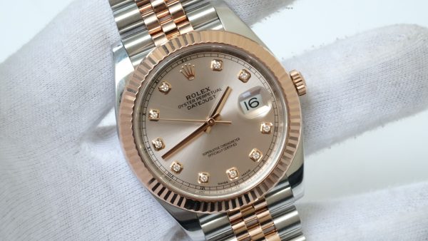 Đồng hồ Rolex Datejust 126331 mặt tia hồng size 41mm