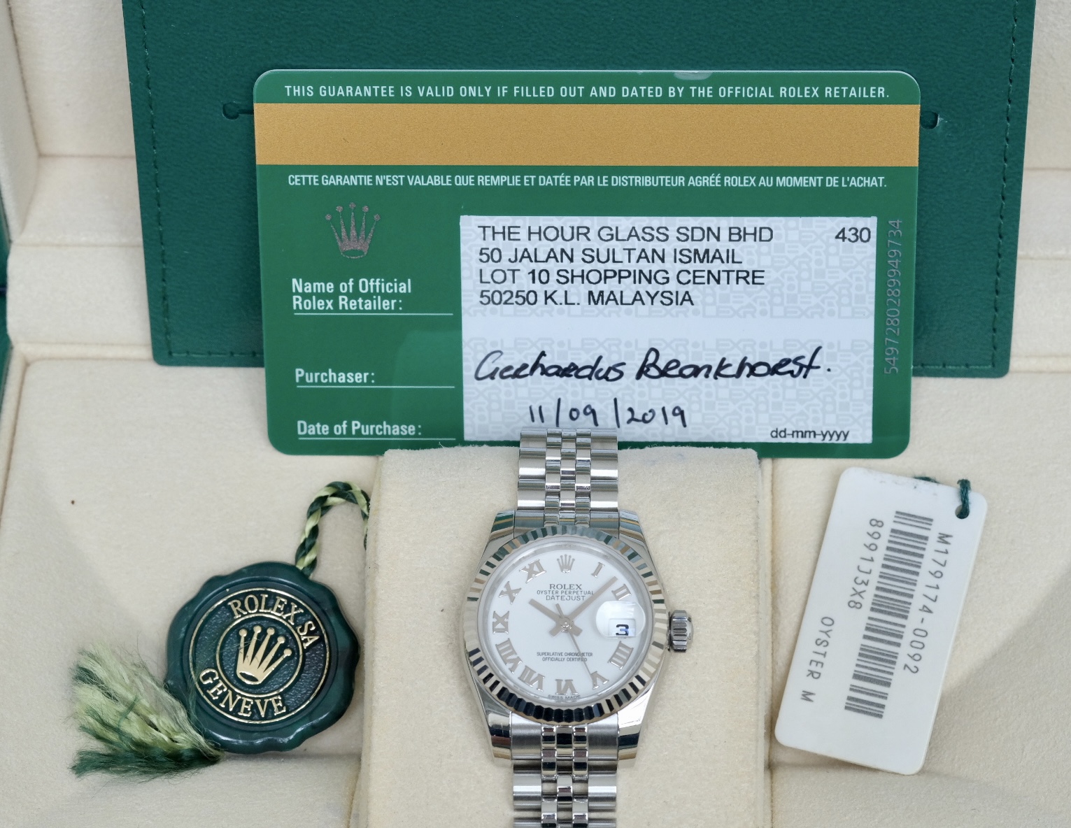 Đồng hồ Rolex Lady-Datejust 179174