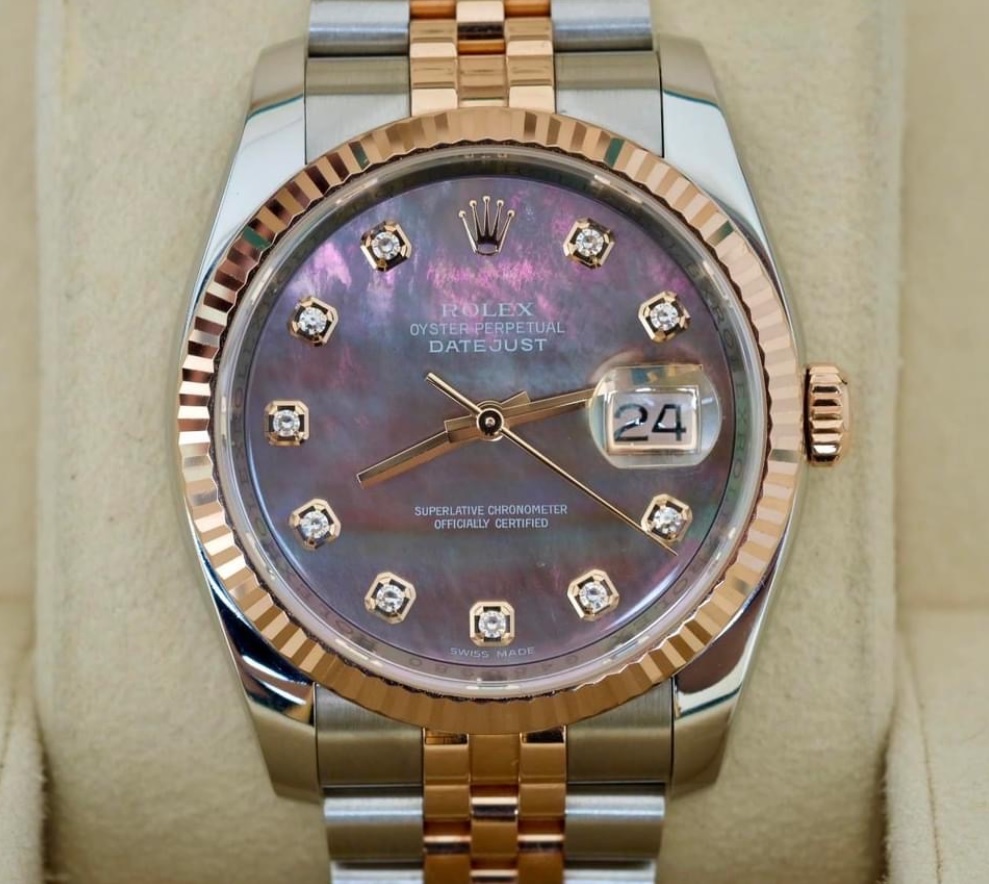 Đồng hồ Rolex Mặt số xà cừ - Mother of Pearl