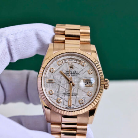 Đồng Hồ Rolex 118235F Vàng Hồng 18k Mặt Thiên Thạch