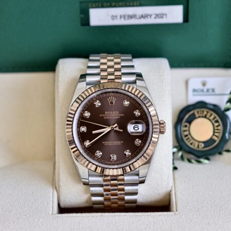 Đồng Hồ Rolex 126331 Demi vàng hồng 18k